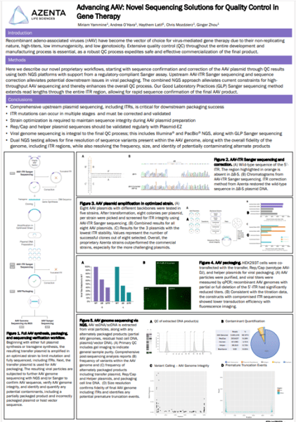 Advancing AAV: Novel Sequencing Solutions for Quality Control in Gene ...